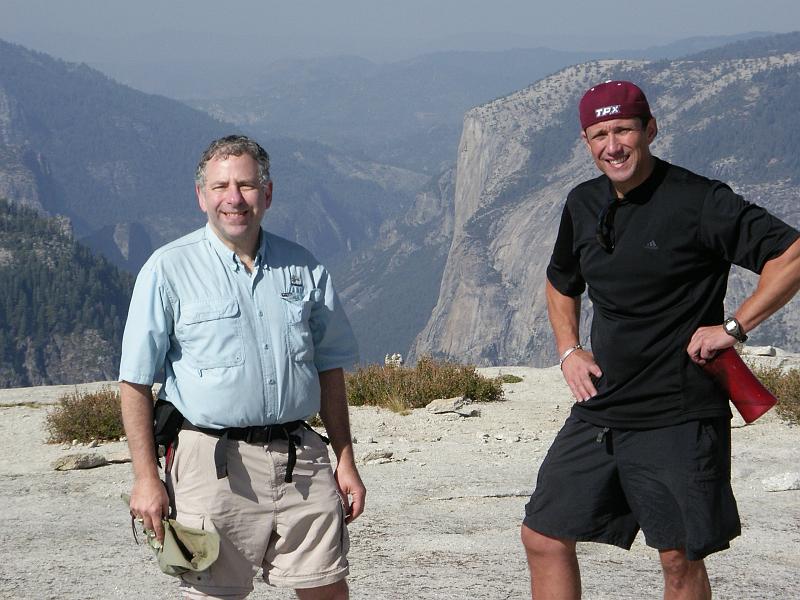 IMGP1619 - 2009-09-13 at 09-56-33.jpg - Atop Half Dome: Alan and Mike with El Cap